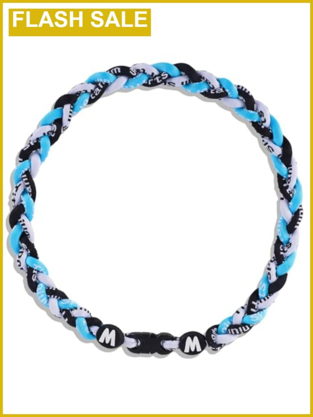 18in Baseball Necklace Nylon Tri-Braided Rope Tornado Sport